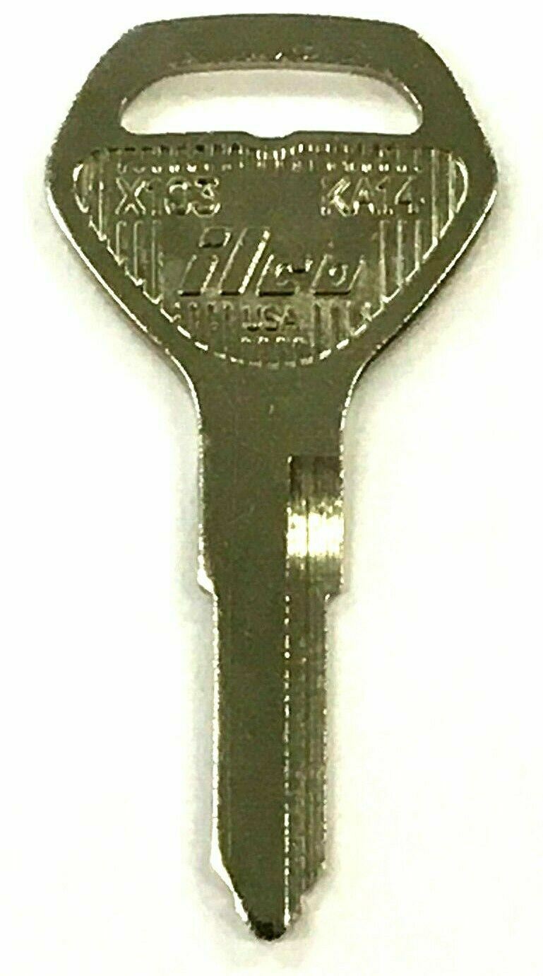 1 1995+ Kawasaki ZX6R Motorcycle Key Blank X103 KA14