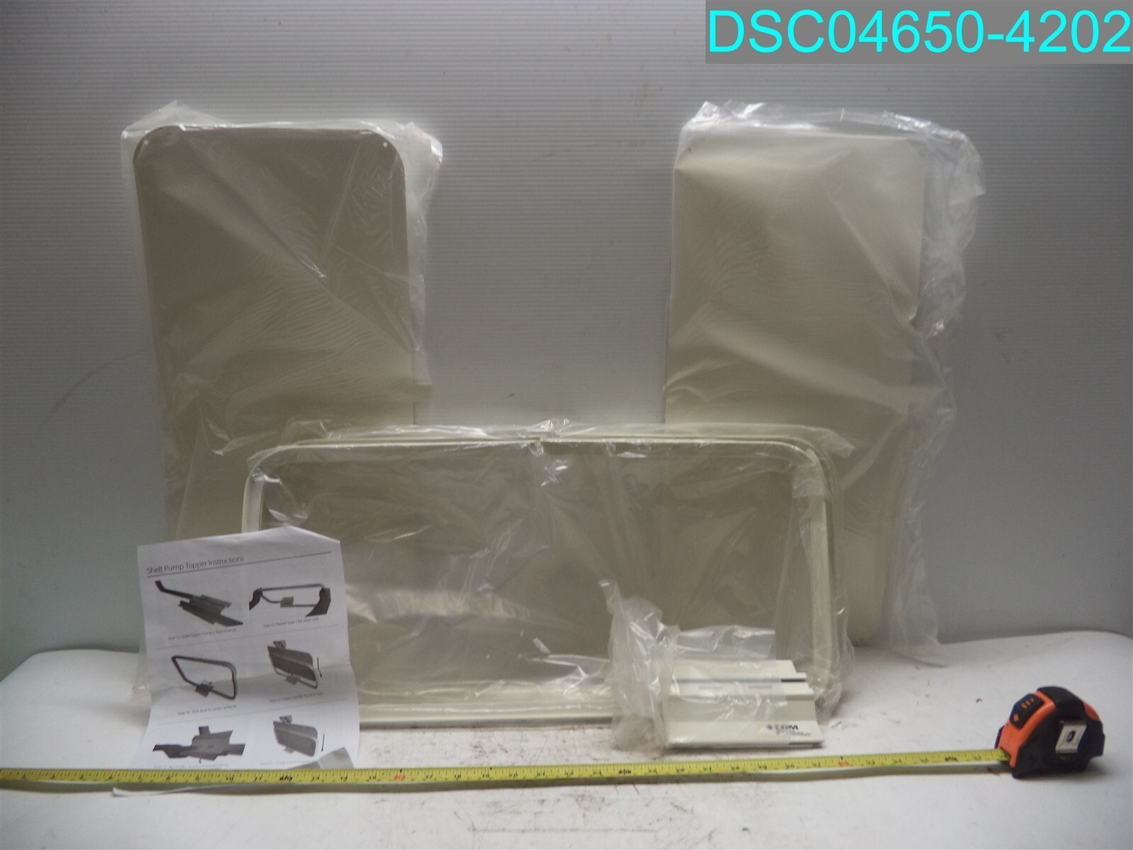 QTY=2: CDM PUMP TOPPER RVI WHITE SHLORVIPUMP
