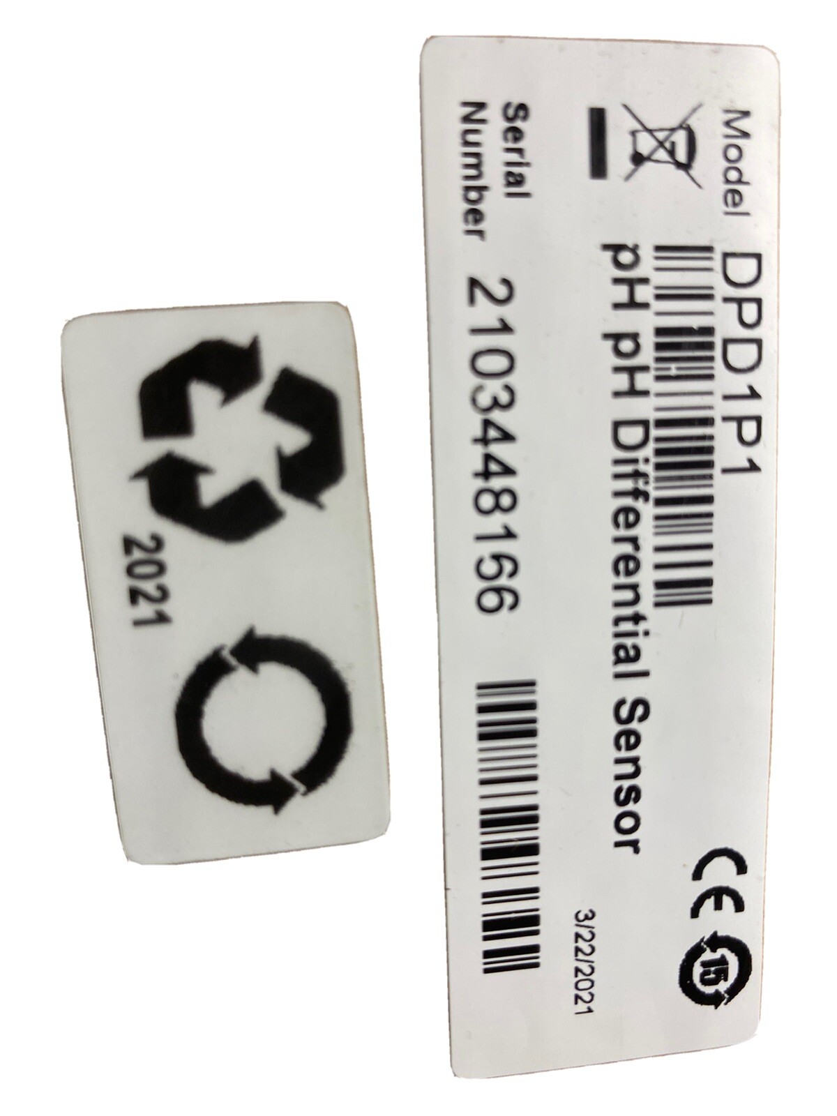 Hach DPD1P1 Digital pH Differential Sensor pulled from service