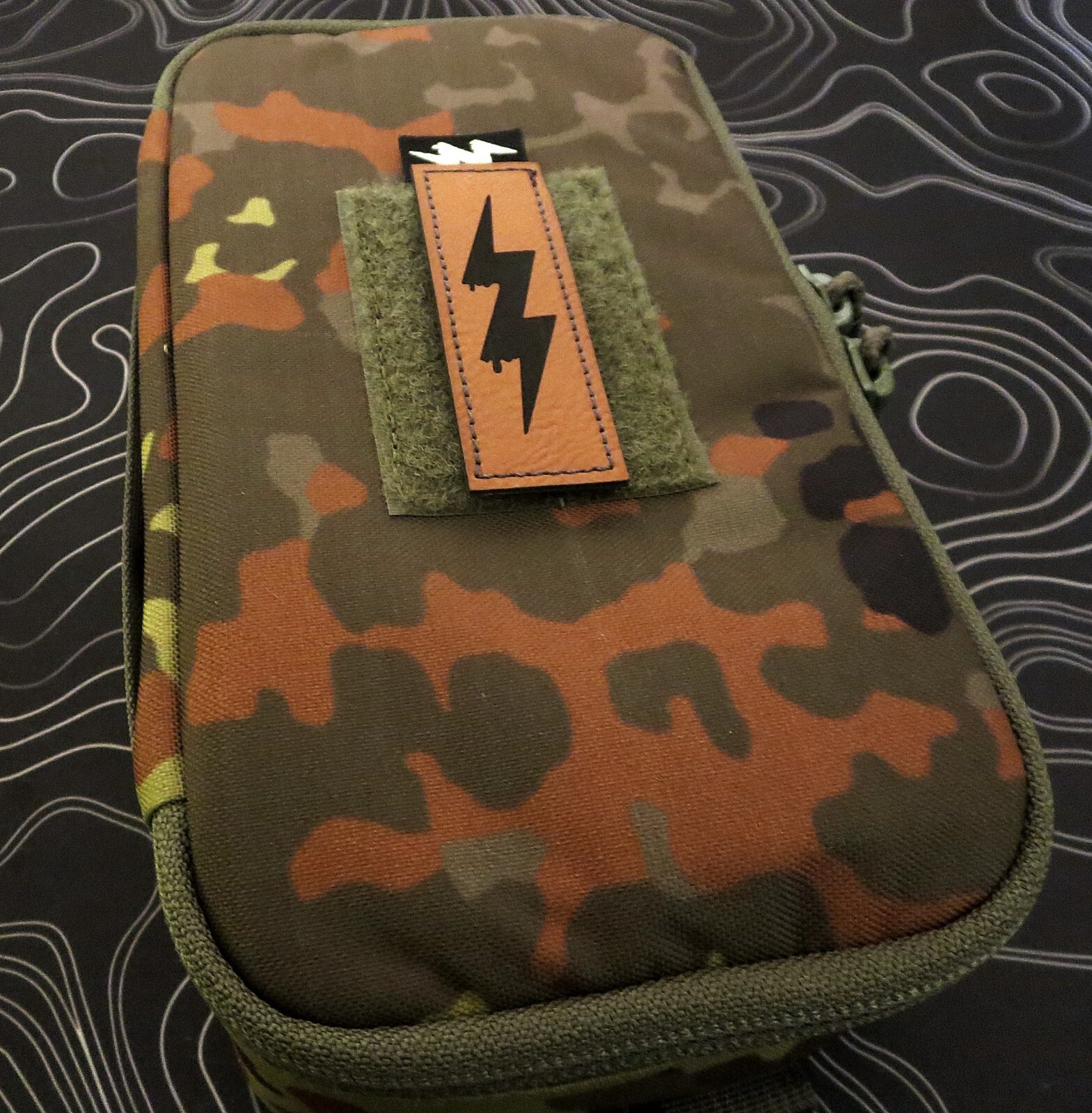 TOBACCO TACTICAL DRIPPY BOLT LEATHER PATCH NOT WRMFZY FORWARD OBSERVATIONS GROUP