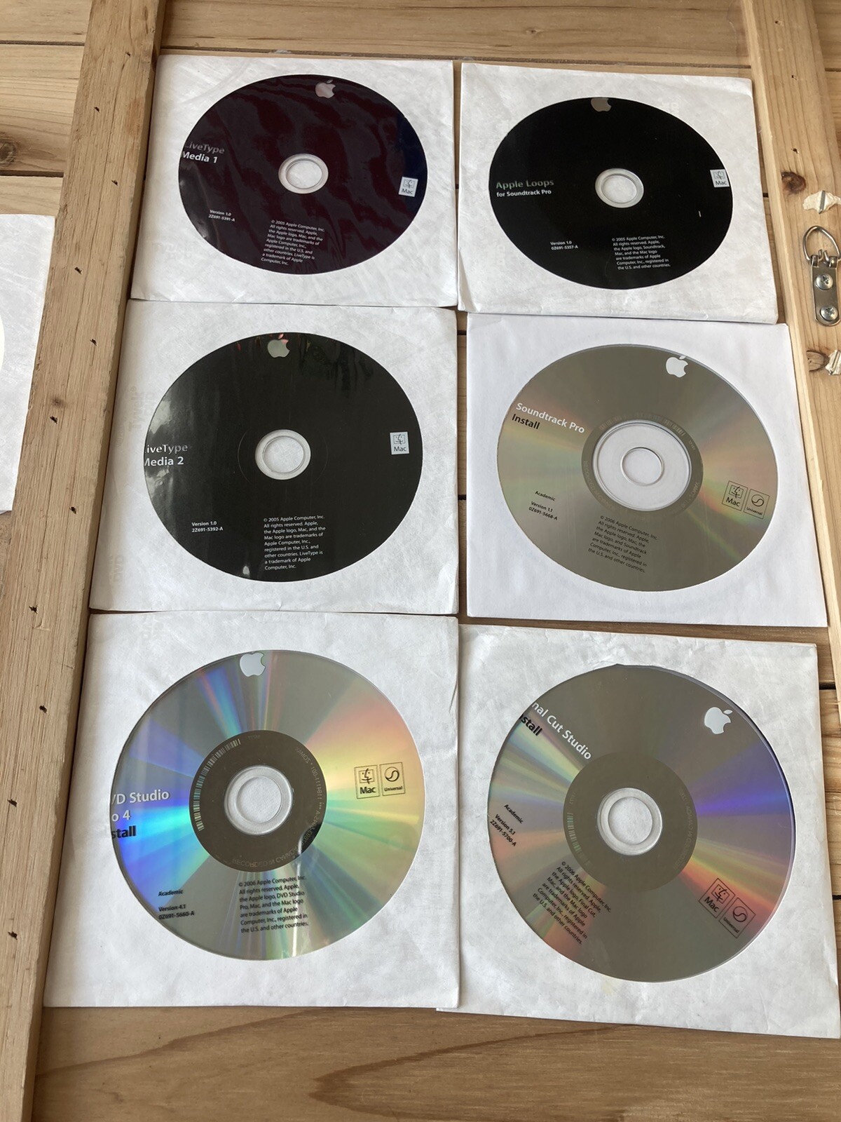 2005 Final Cut Studio Apple Mac Install Disc DVD 5.1 Retail Software .