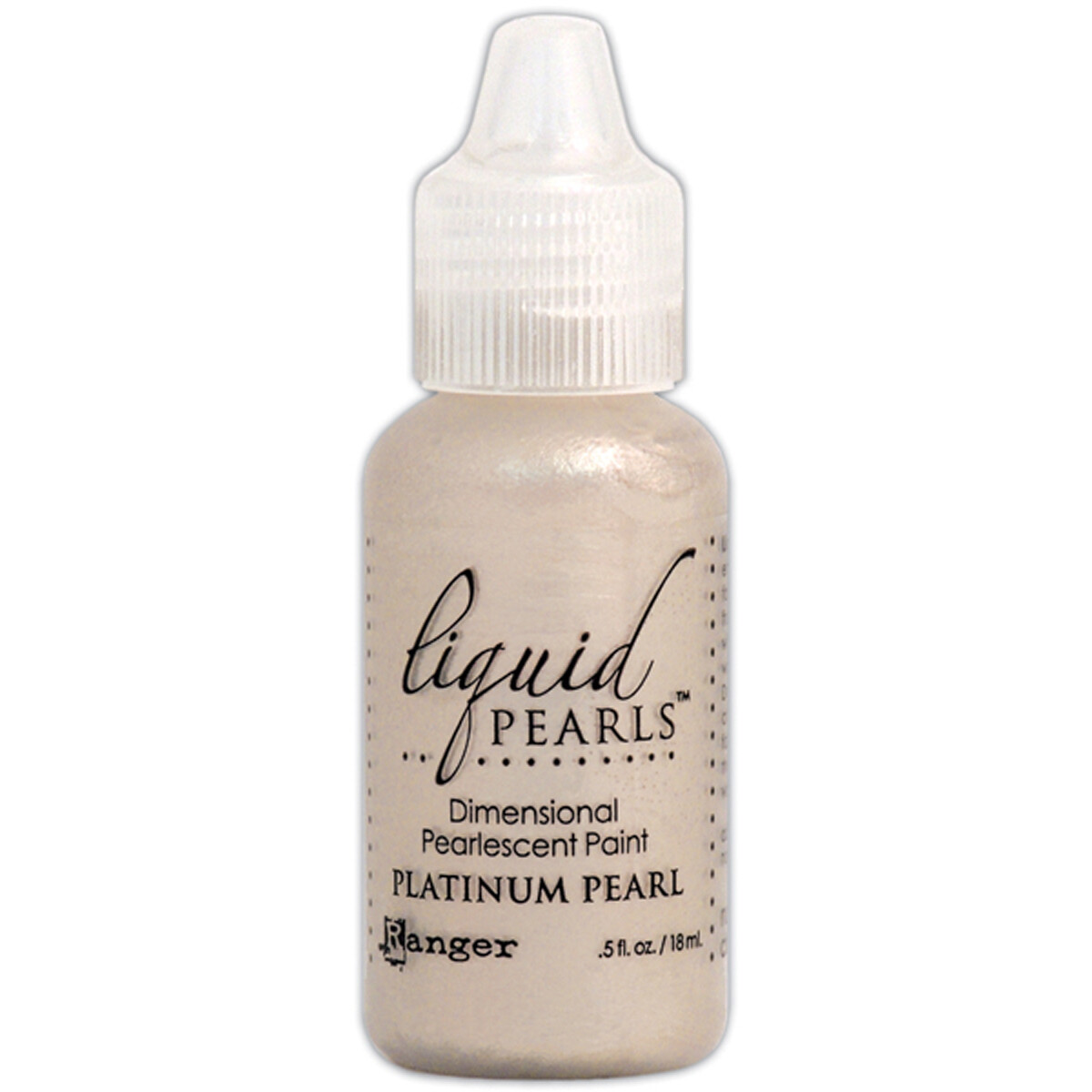 Liquid Pearls Dimensional Pearlescent Paint .5oz-Platinum (Pack of 6)