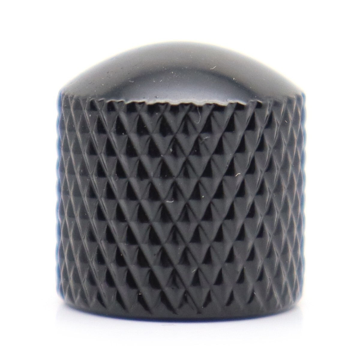5x Metal Bass Knobs Guitar Knobs 18-spline Pots Push-in Control Knobs Black