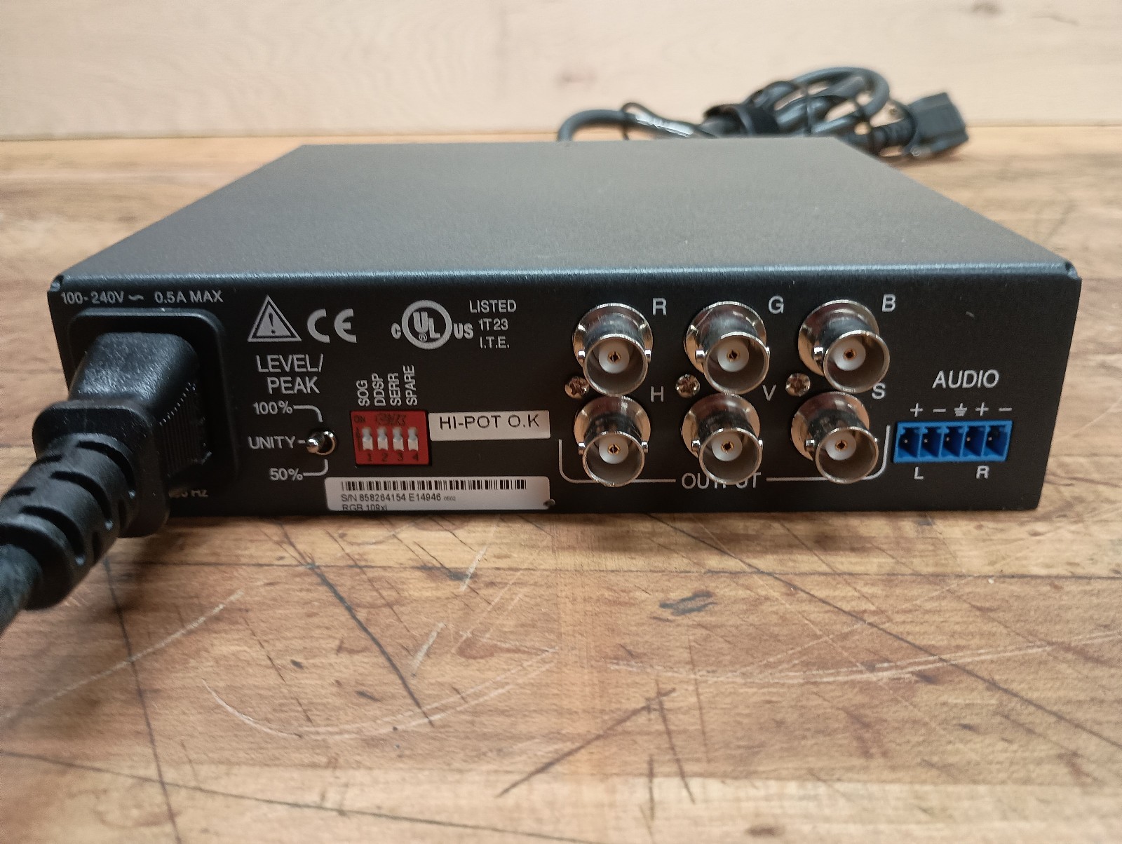 Extron RGB 109xi VGA Interface with ADSP - Preowned, Powers On
