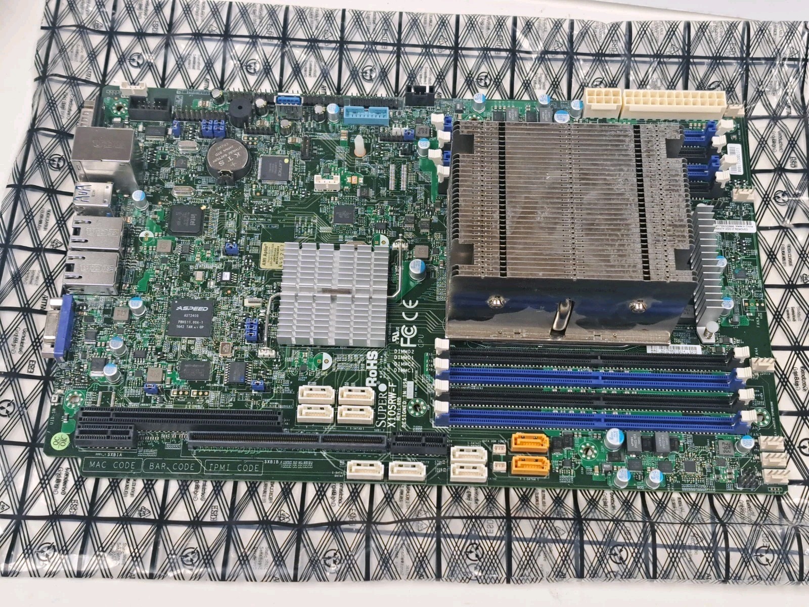 SuperMicro X10SRW-F Server LGA2011 w 5-2637 Xeon DDR4 MotherBoard X10SRW-F-NI22