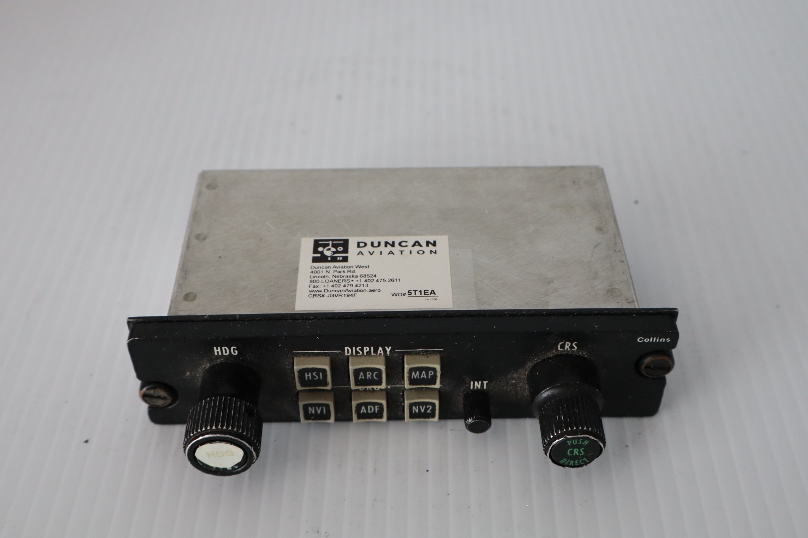 Collins HCP-74 HSI Control Panel 622-6200-002 with Mod's