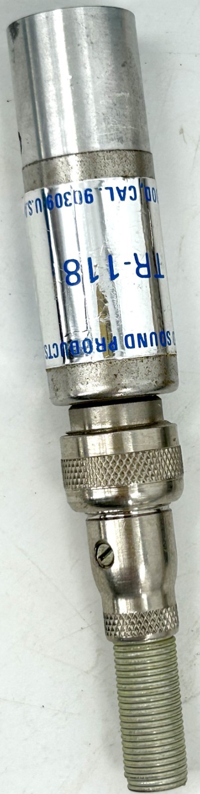 Vintage Sescom TR-118 XLR Microphone Cable Connector