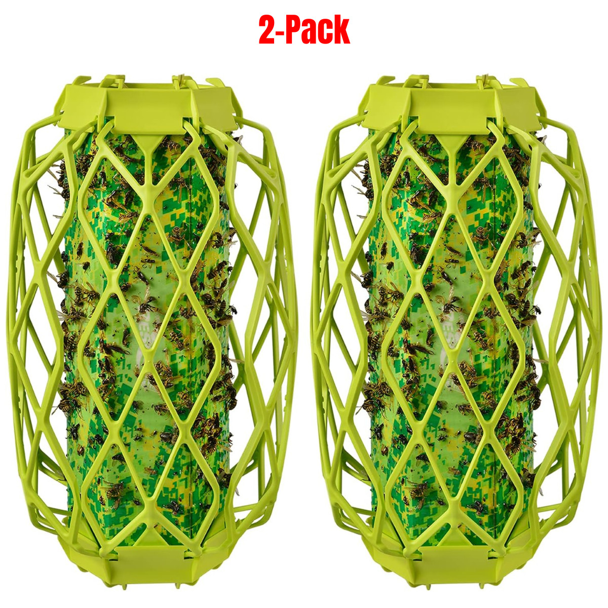RESCUE! Wasp TrapStik — Traps Wasps, Mud Daubers & Carpenter Bees - 2 Traps