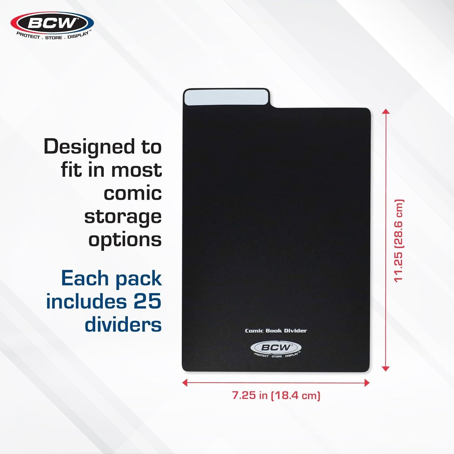 Acid-Free Comic Dividers - 25 Pack for Efficient Comic Storage Solutions
