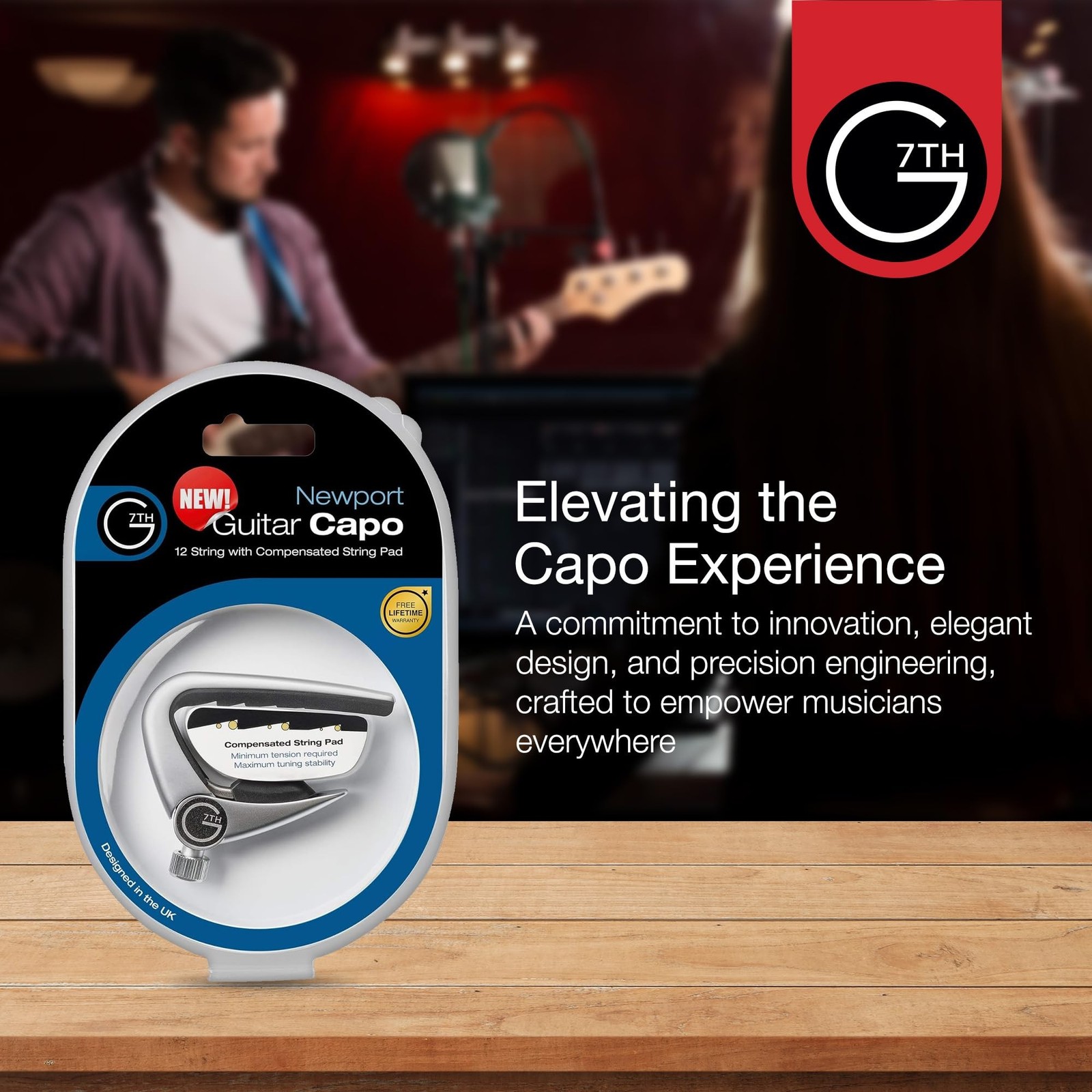 G7th Newport Capo (12 String Silver) 12 String