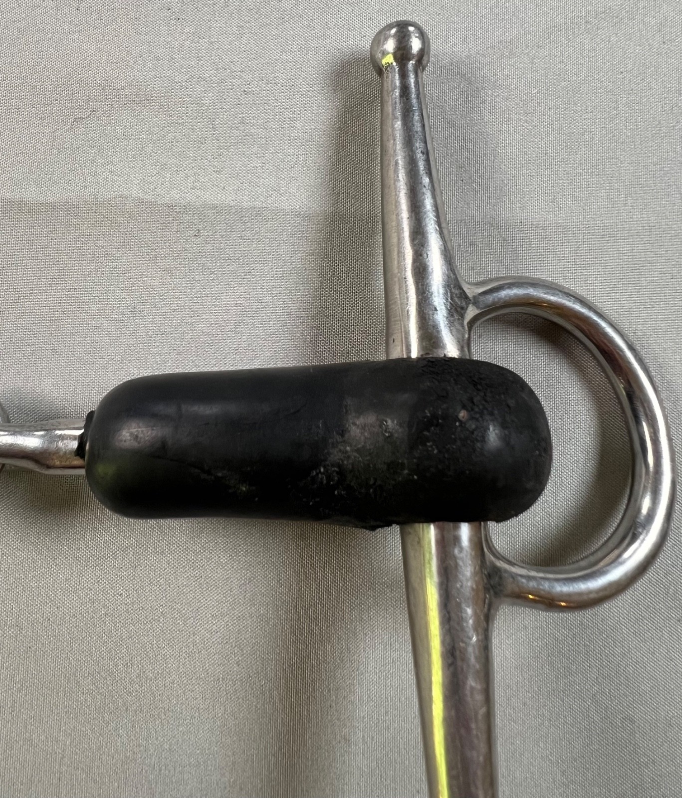 5" Rubber Full Cheek Bit