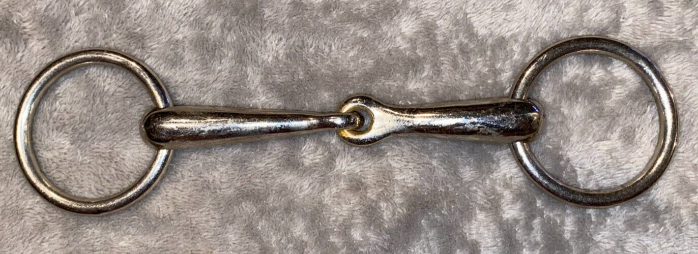 4 1/4'' PONY LOOSE O RING SNAFFLE ENGLISH BIT
