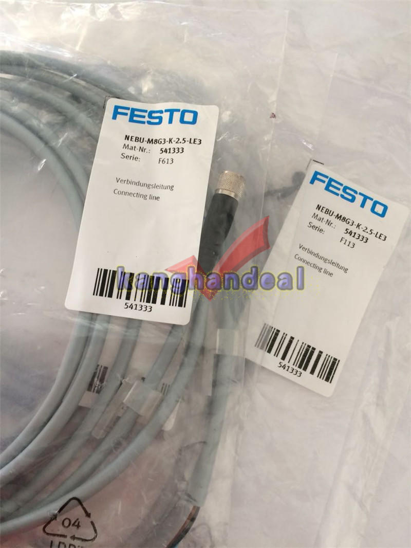 1PC FESTO NEBU-M8G3-K-2.5-LE3 541333 NEW