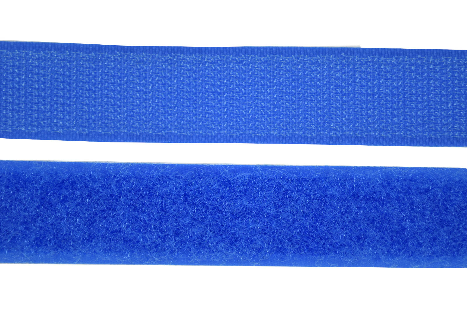 Hook and Loop Tape Light Blue 20-100mm Wide per 1m