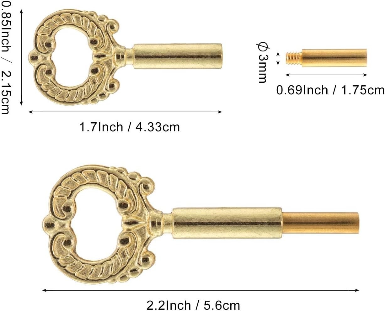 Comfort Grip Brass Lamp Knob Replacement – 2 Pack for Table & Floor Lamps