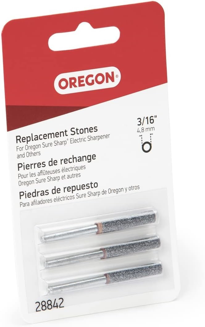 3/16-Inch Electric Sure Sharp Replacement Stones – Easy Install, 3-Pack