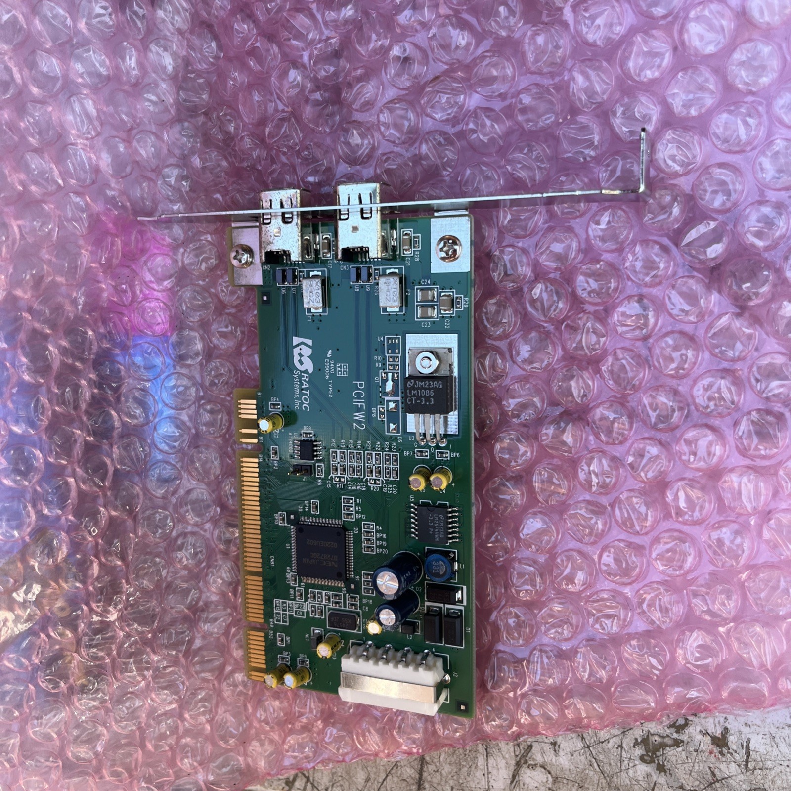 REX PCIFW2 FireWire 1394 PCI Board