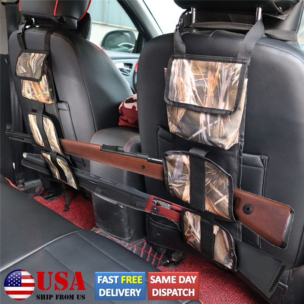 Car Seat Back Gun Sling Rack Rifle Shotgun Storage for Truck SUV Cars Pickup US