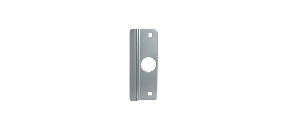 Don Jo Latch Protector 7" x 2-5/8" Steel Aluminum Door Silver