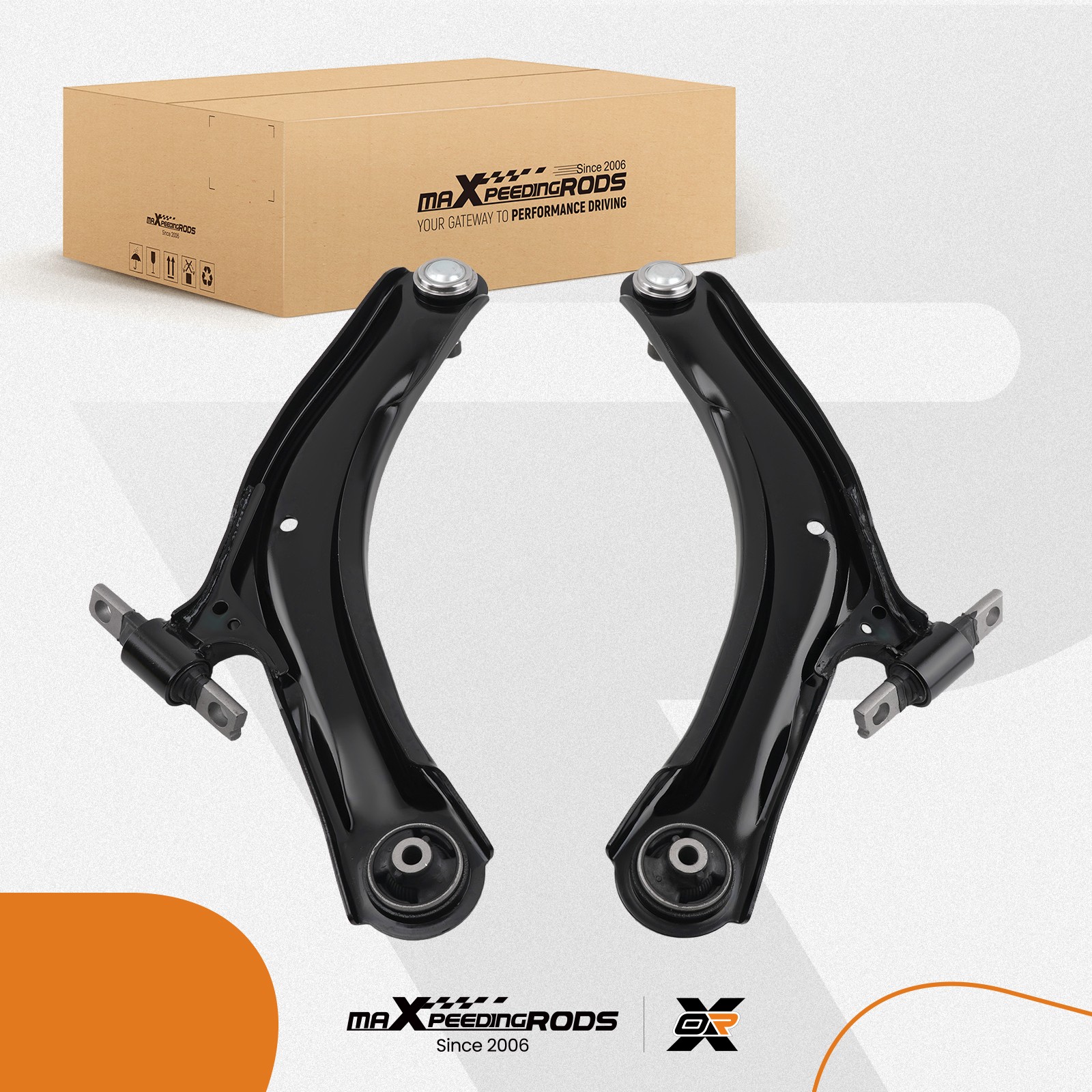 Front Lower Control Arms Ball Joints Assembly for 2008-2015 Nissan Rogue Select