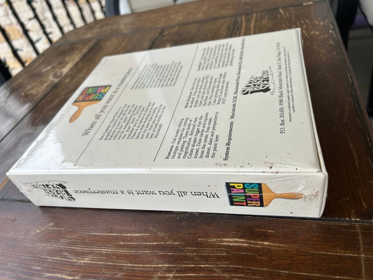 Super Paint Apple Macintosh silicon beach software. New factory sealed.