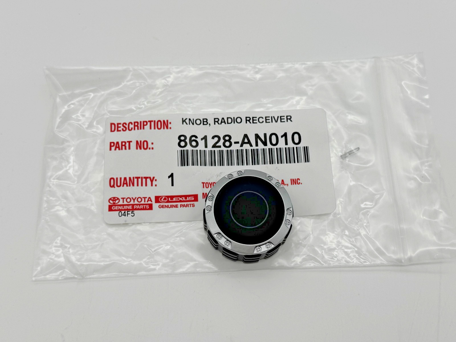 Toyota Tundra Tacoma Sequoia 4Runner Radio Knob for Low Trims Models Genuine OEM