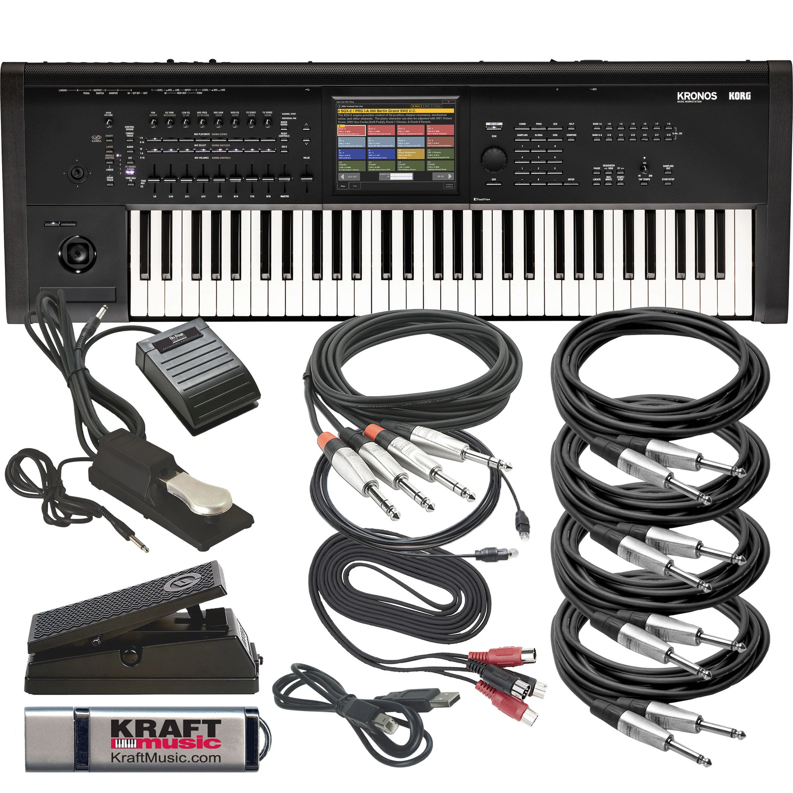Korg Kronos 3 61-Key Music Workstation CABLE KIT