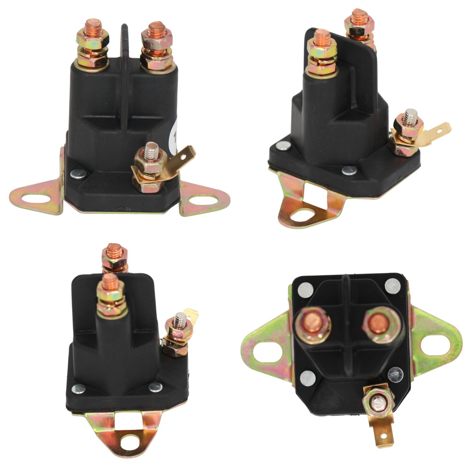 12V Starter Solenoid Relay w/2 Hole Bracket for Gutbrod 092.05.484 Bunton PL4007