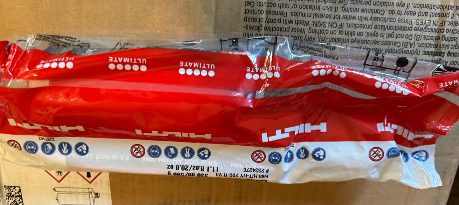 Hilti HIT-HY 200-R V3, Lot of 3, Exp 2025/Sep/30, 11.1 Oz/20.8 Oz
