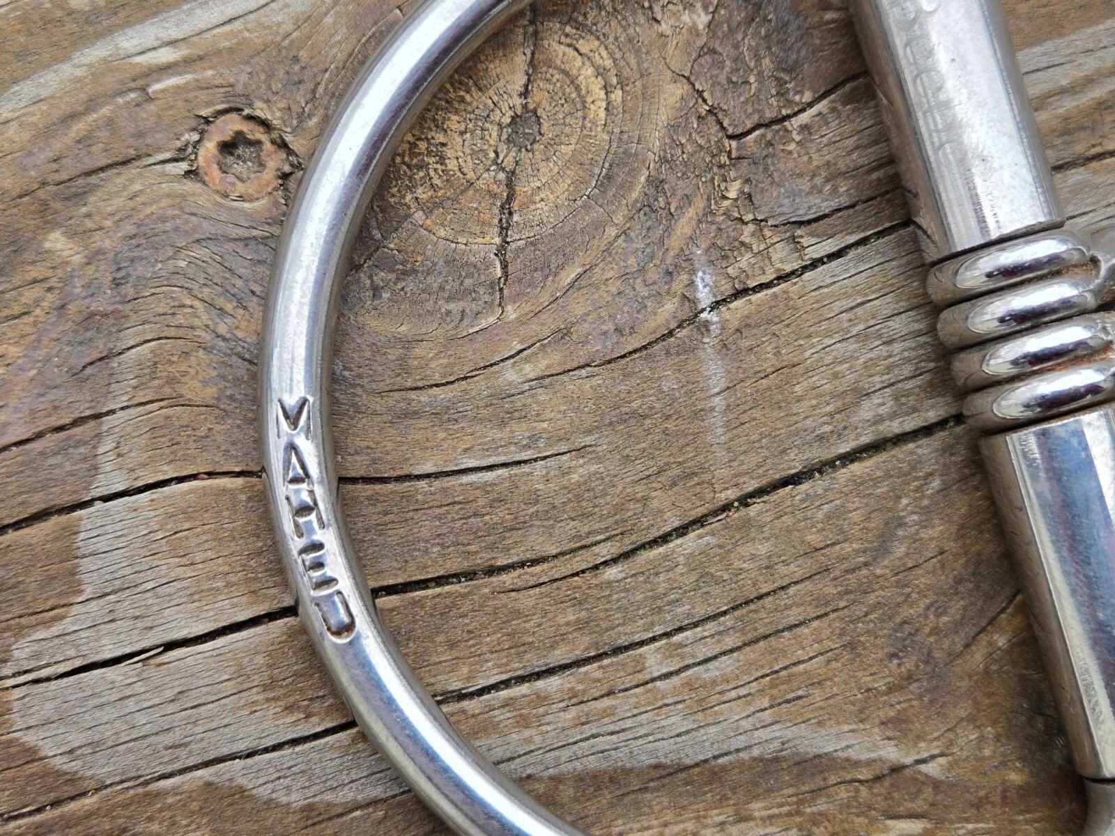 MAHEU Double Twisted Wire English Hunter Dee D Ring Snaffle Bit - 5.5" 5-1/2"