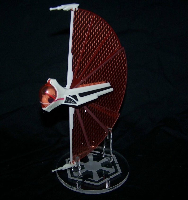 acrylic display stand for Star Wars Micro Galaxy Squadron Asaj Ventress Ginivex