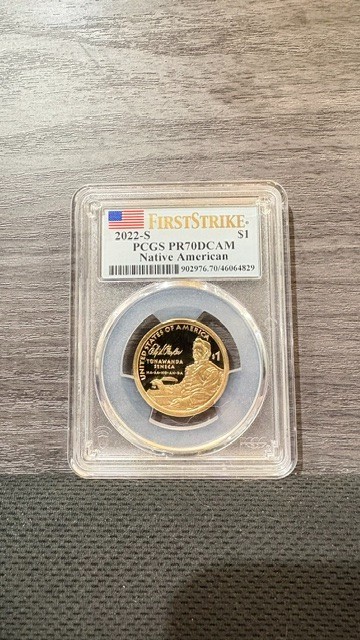 2022-S Native American Dollar PR70 DCAM First Strike PCGS Graded!