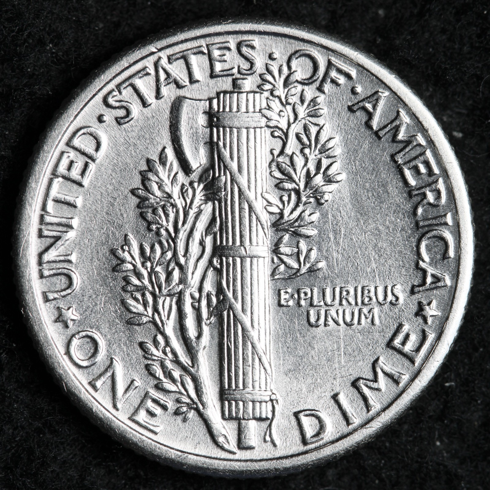 1927 Mercury Silver Dime BU *UNCIRCULATED* MS BANDS E321 IUCM