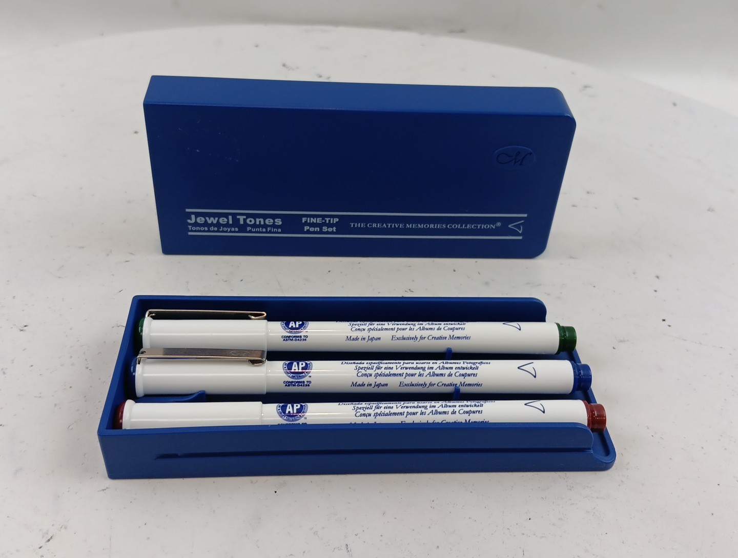 The Creative Memories Collection Jewel Tones Fine-Tip Pen Set 3 Pen Set