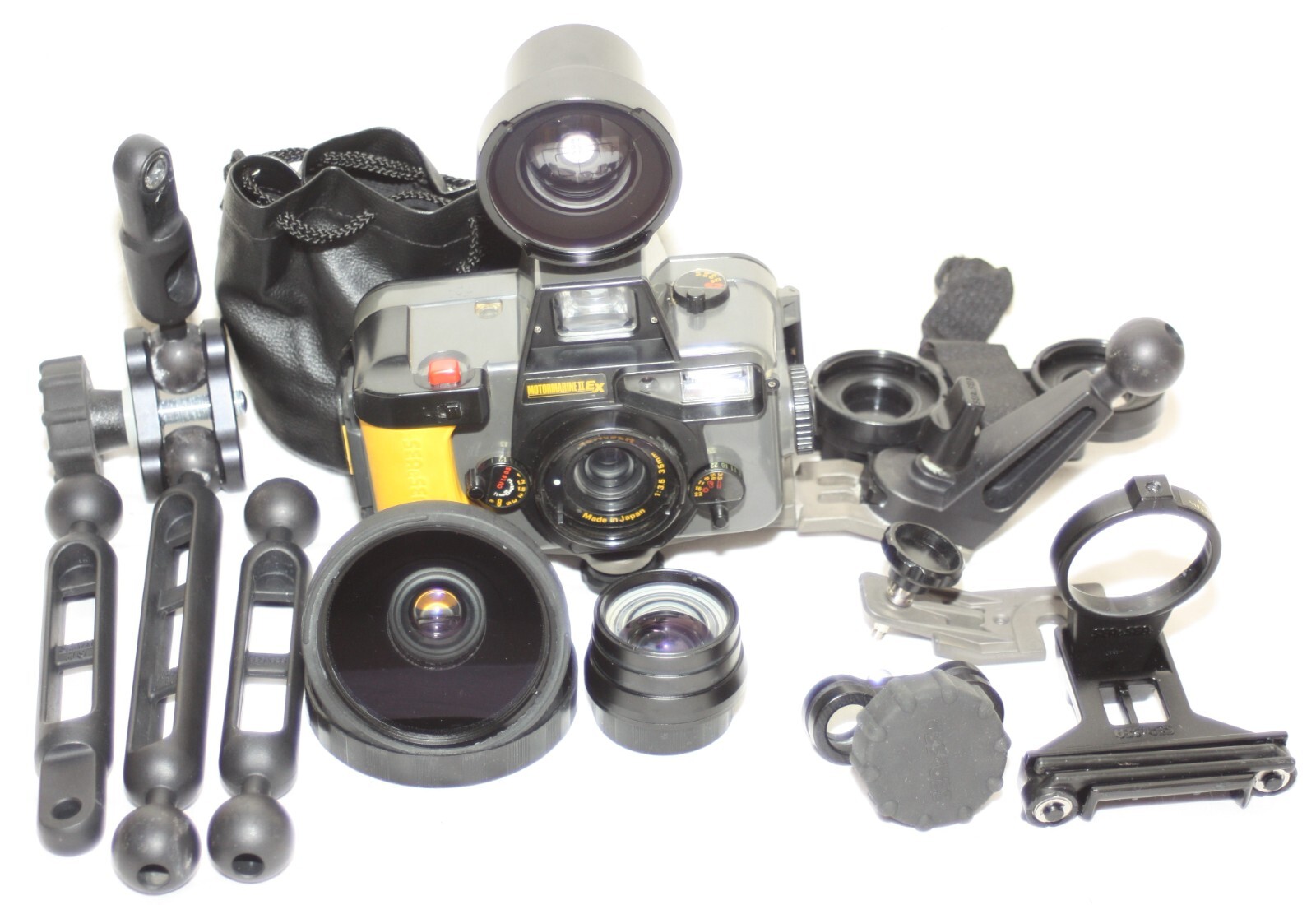 Sea & Sea Underwater Marine II EX w/2 Lens,View Finder and others from JP #K0013