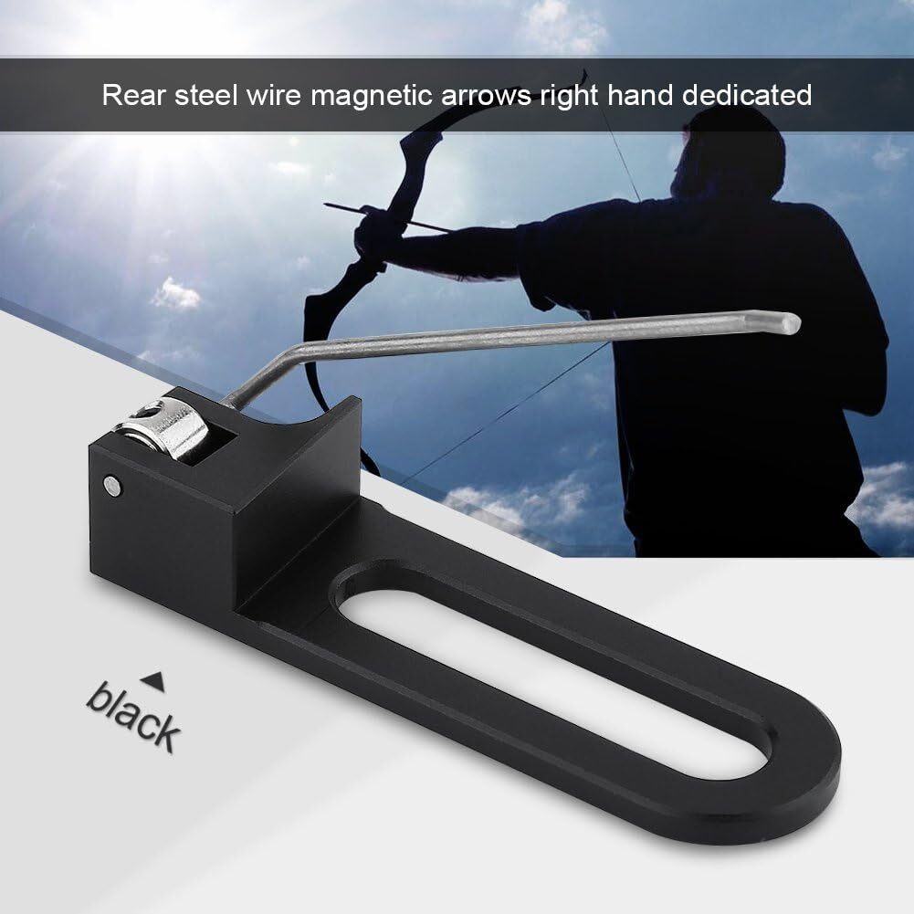 Aluminum Archery Recurve Bow Magnetic Arrow Rest for Right Hand Shooting Hunting