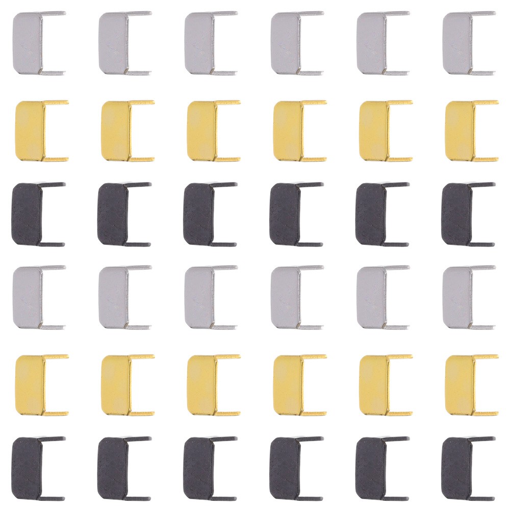 90 Pcs Zipper Insertion Pin Replacement Accessories Bottom Stopper