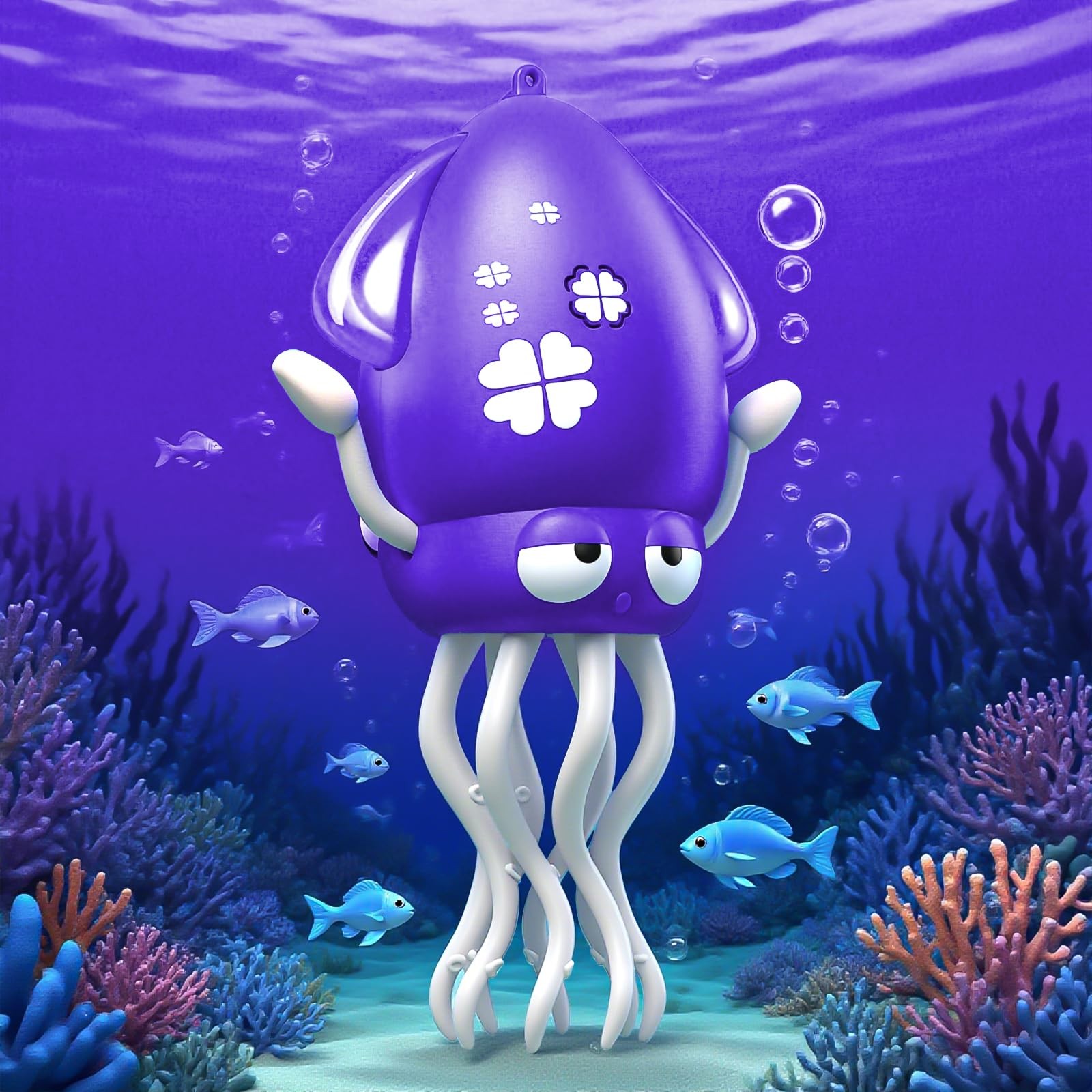 SWTOIPIG Electric Dancing Octopus Toy w/ LED Light & Music, Kids Crawling