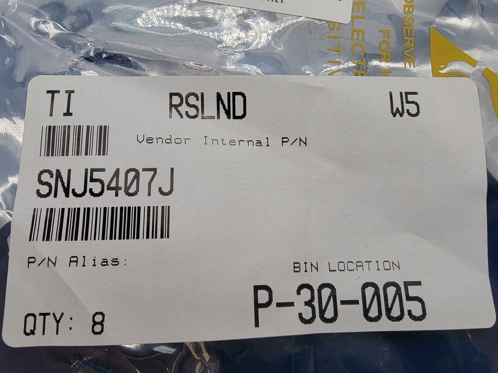 New (5pcs) SNJ5407J TEXAS INSTRUMENTS IC Logic