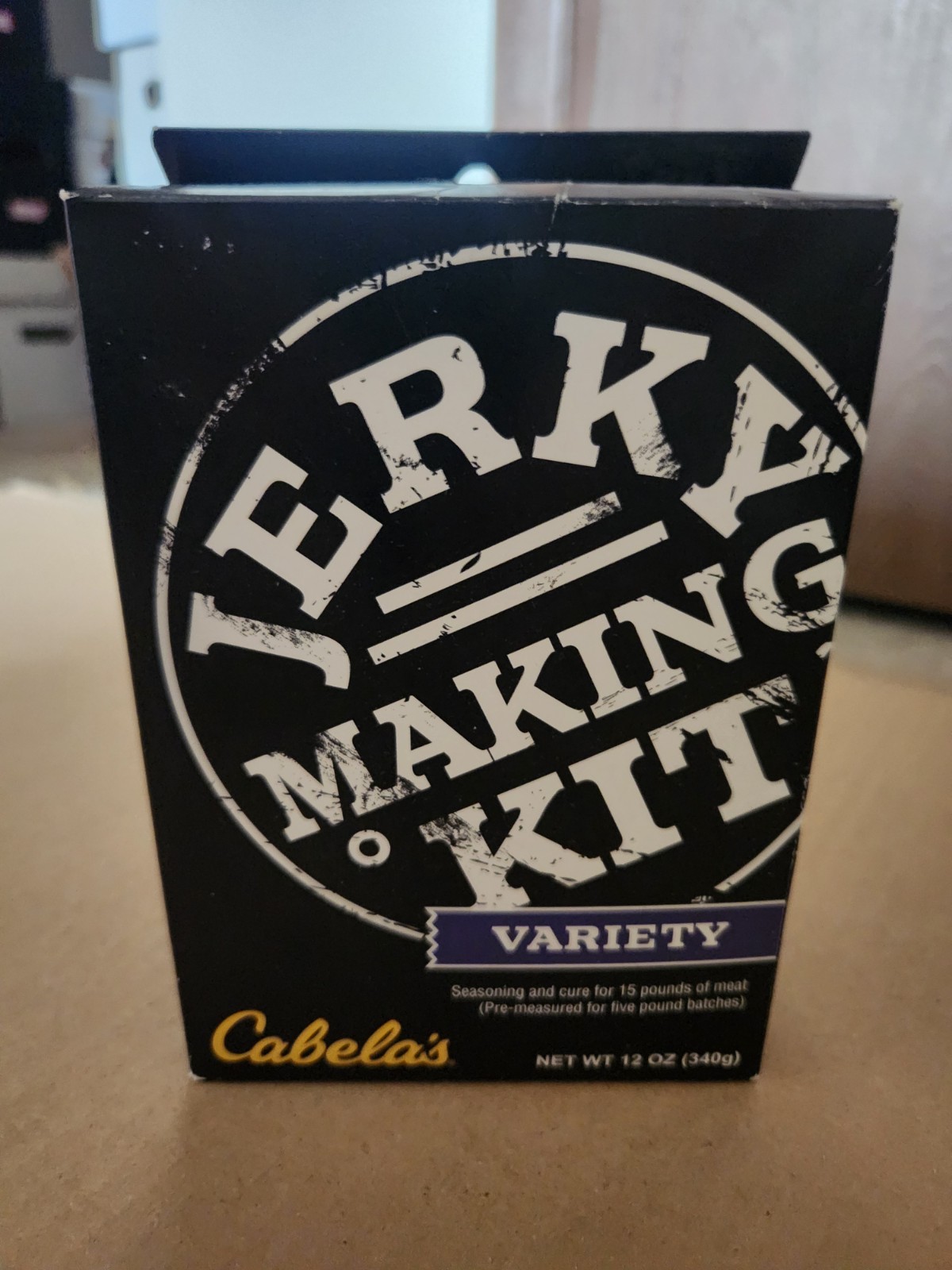 Cabela's jerky making kit(variety seasoning and cure) 12 oz. package