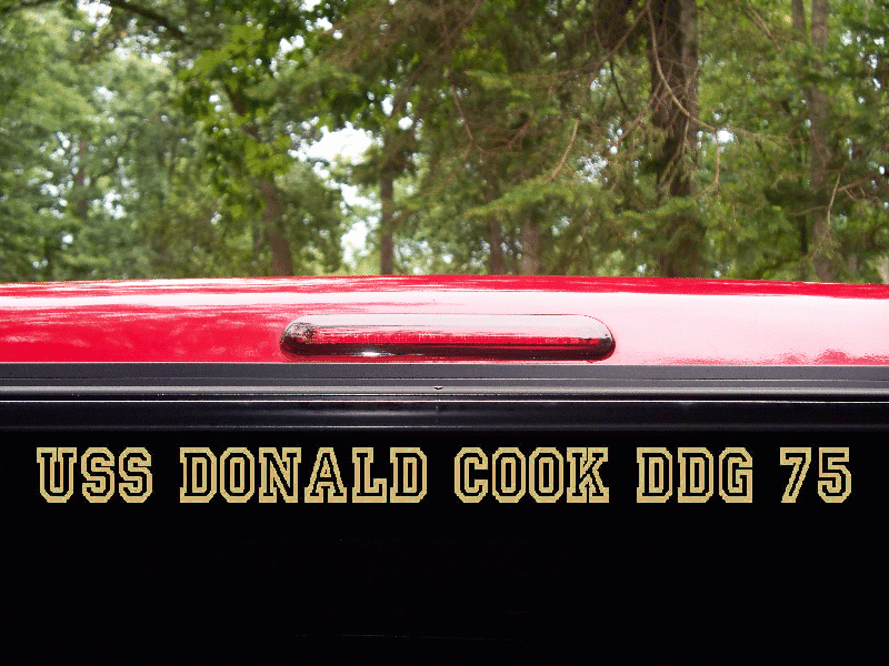 USS DONALD COOK DDG 75 Decal US NAVY Military USN S01