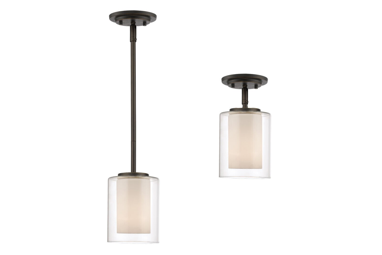 Z-Lite 426MP Willow 6"W Mini Pendant - Black
