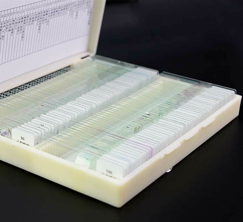 100PCS Educational Specimen Lab Biological Prepared Glass Microscope Slides