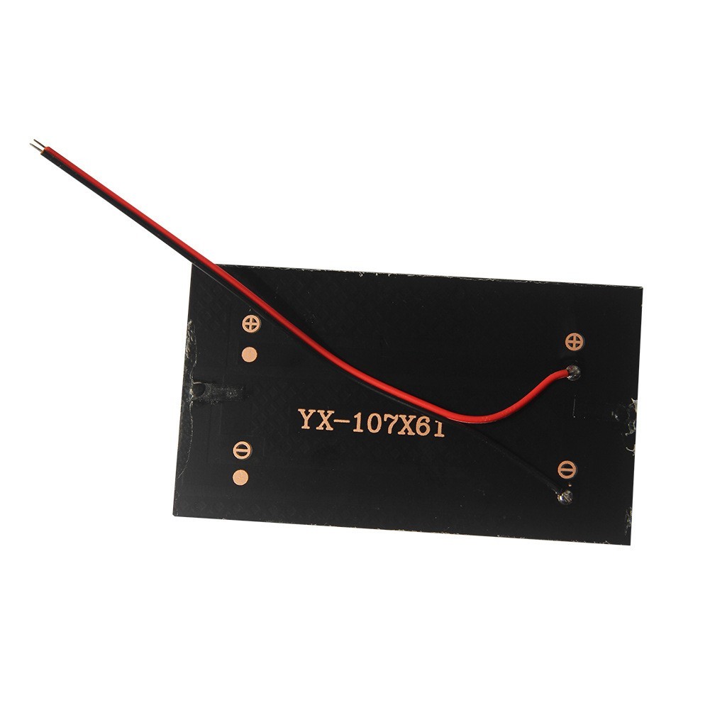 2 Pack 1W 5V Solar Panels with Electronic Wire for Charging 3 7V 5V Battery DIY