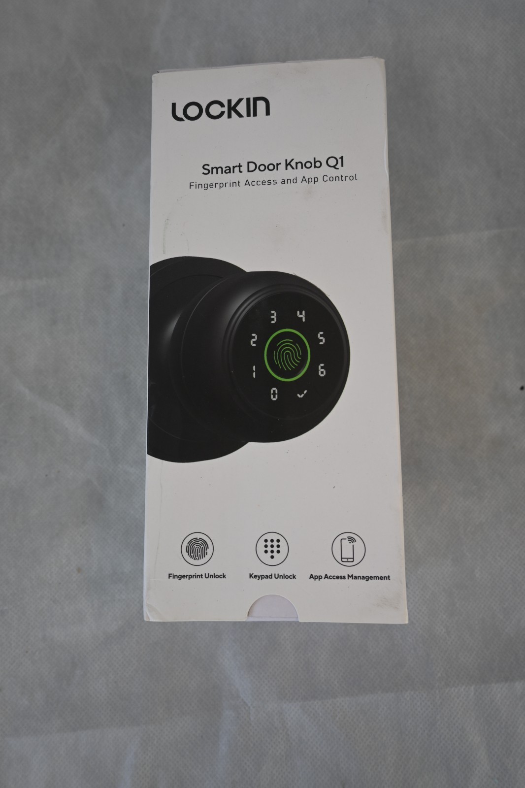 SMART DOOR KNOB WITH FINGER PRINT ACCESS