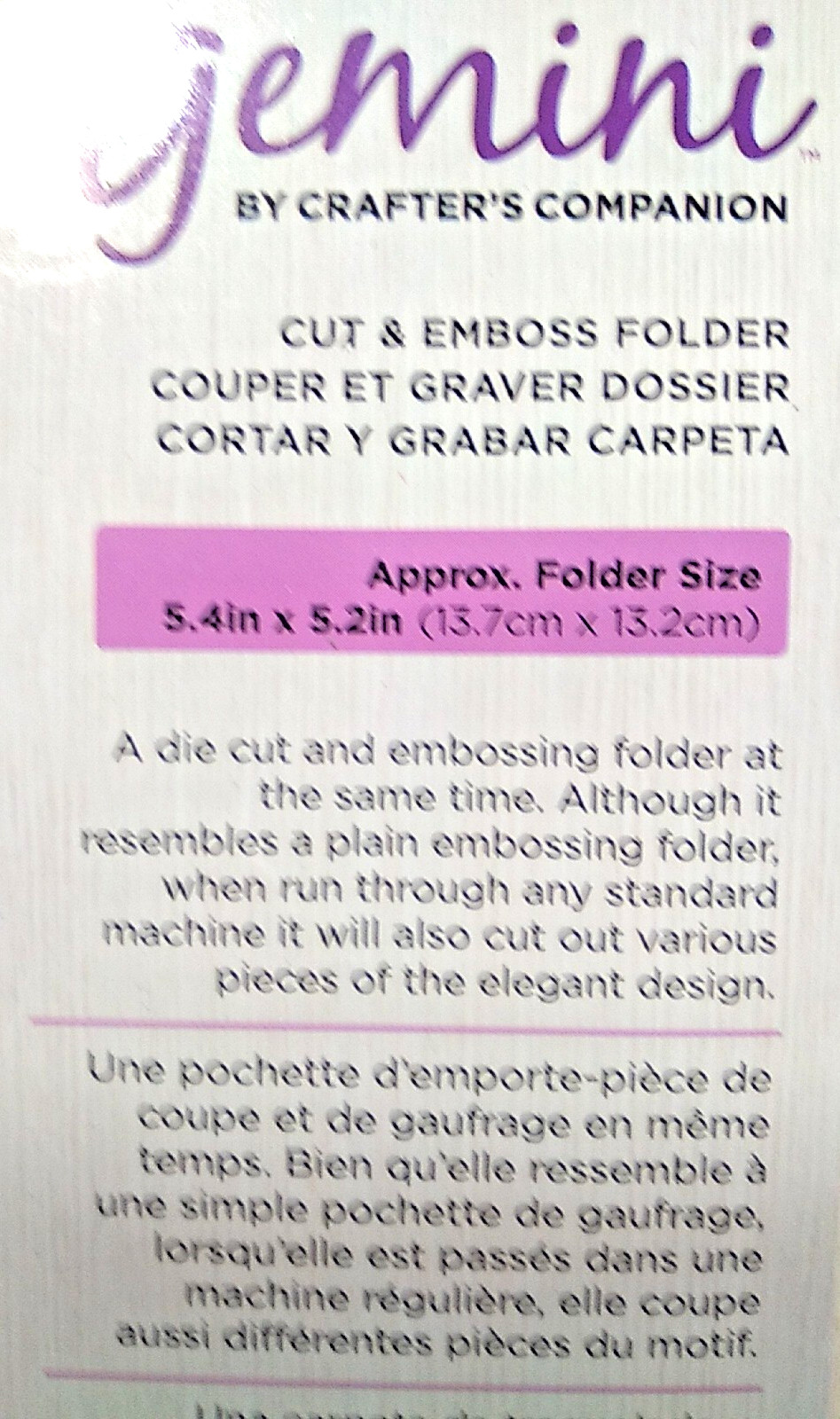 Gemini Frame Cut & Emboss Folders + Frame Accessories Cut and Emboss Folders