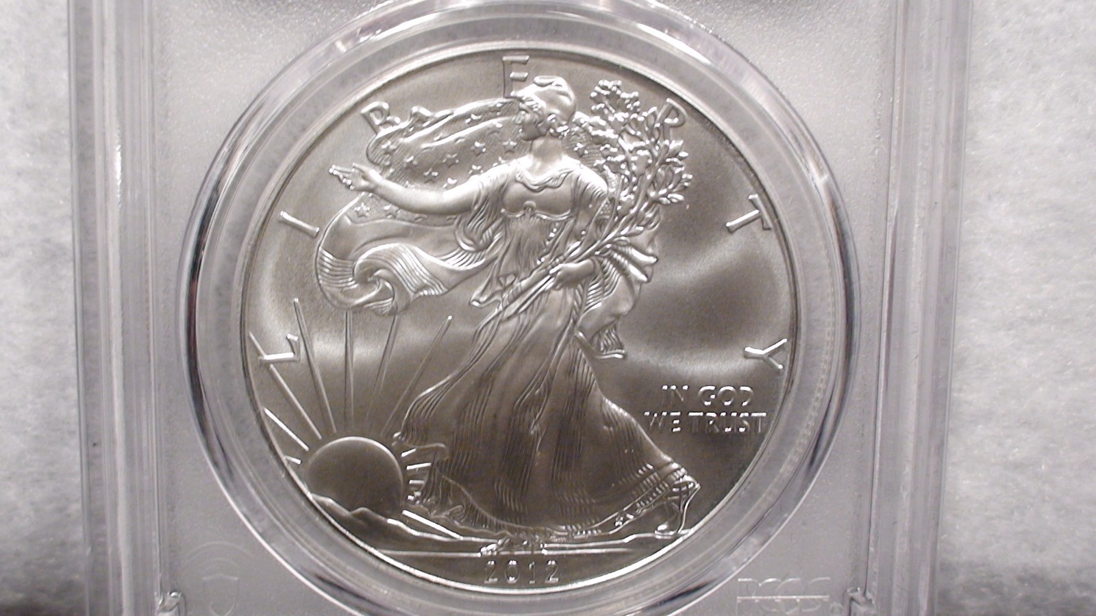 2012 W PCGS MS70 SILVER EAGLE DOLLAR PERFECT "WEST POINT" $1 COIN!