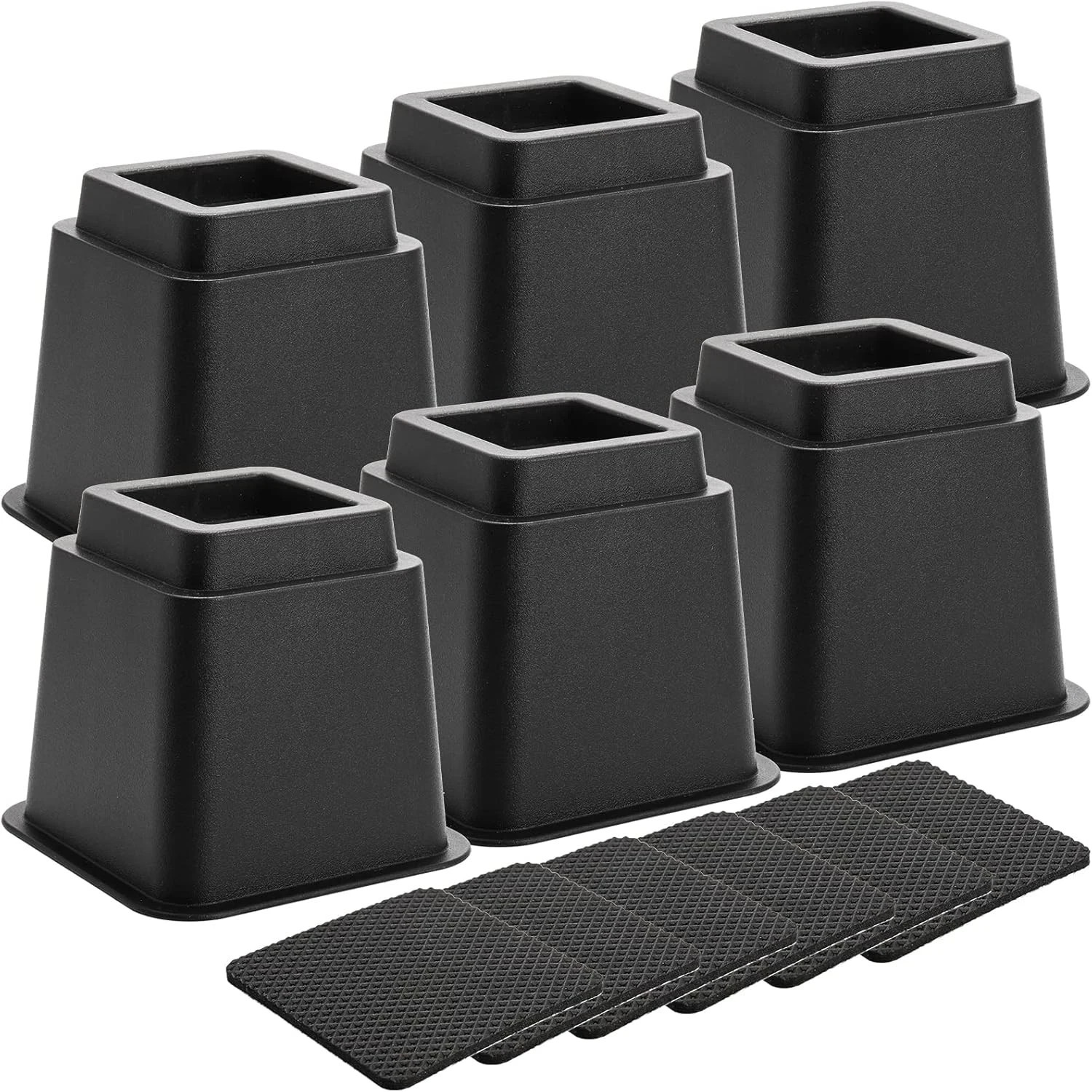 Okllen 6 Pack Bed Furniture Risers, 5 Inch Heavy Duty Couch Lifts with...