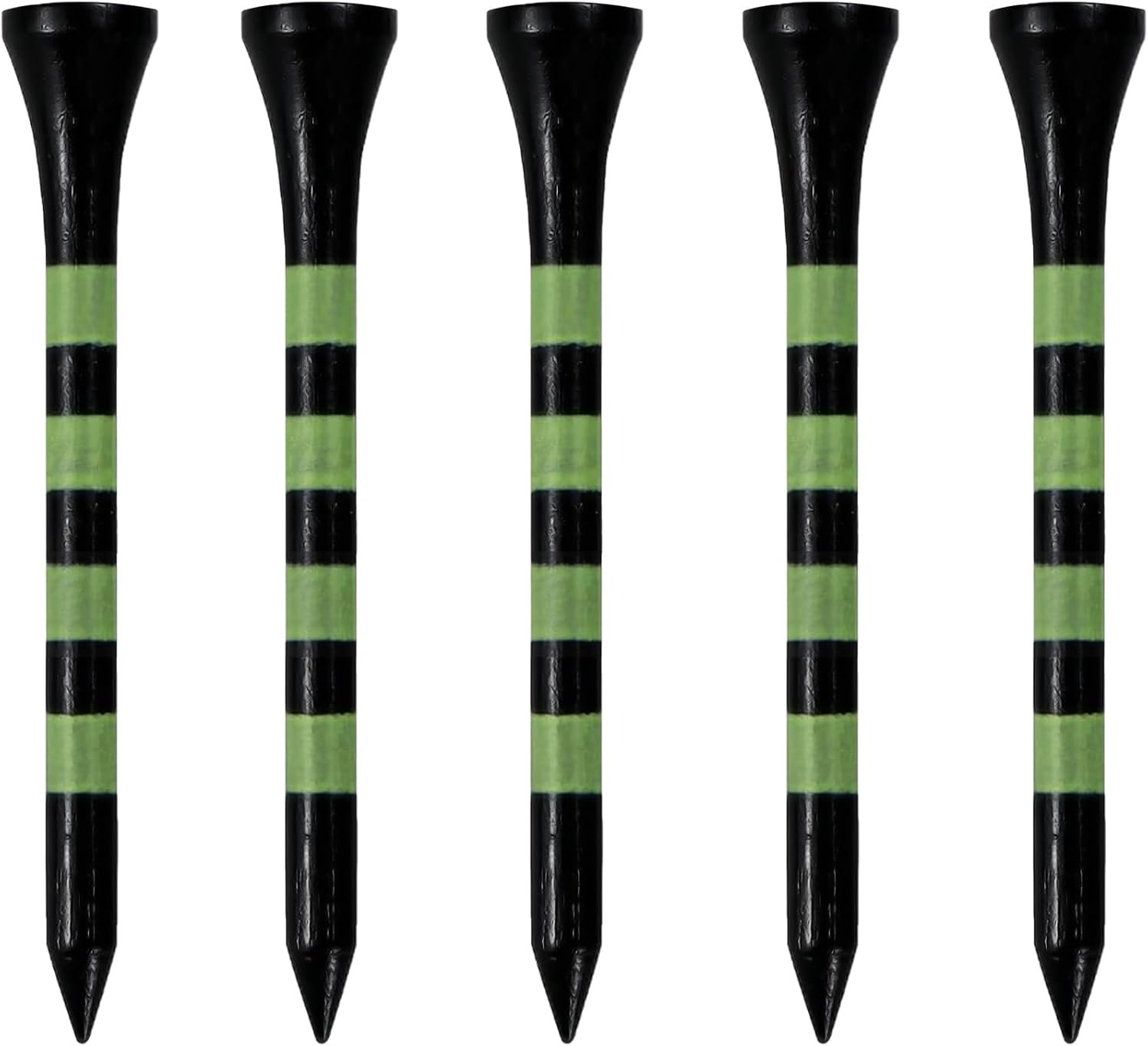 Wooden Golf Tees 3-1/4", 2-3/4", 2-1/8", 1-1/2" Available, 100 Count (Natural