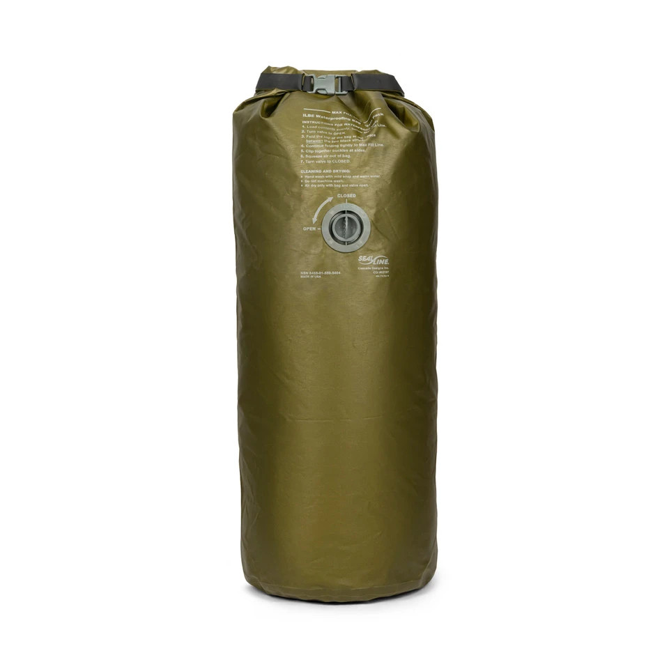 USMC Waterproof ILBE Pack Liner Marine Corps 65 Liter Dry Bag Made in USA VGC